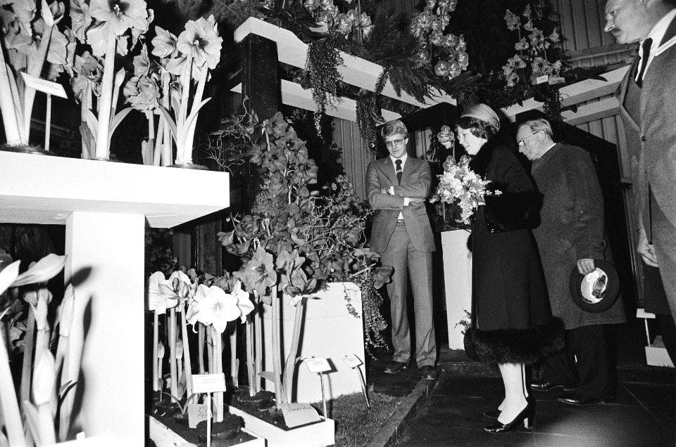 Koningin Beatrix opent internationale tuinbouw tentoonstelling Floriade 82 . Bea, Bestanddeelnr 932-0954