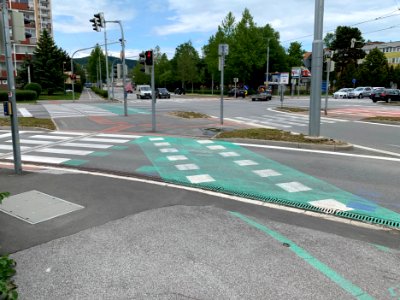 Komenského Bikeway Crossing Watsonova