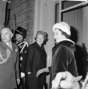 Koningin Elisabeth bij Amstel-hotel, Bestanddeelnr 913-8456