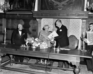 Koningin Elisabeth van Belgie erelid van de Nederlandse Bachvereniging, Bestanddeelnr 904-6693