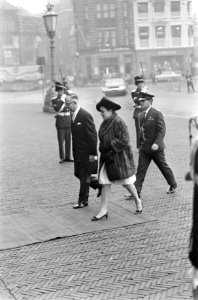 Koningin Juliana en Prins Bernhard geven Nieuwjaarsreceptie in Paleis op de Dam , Bestanddeelnr 922-0243