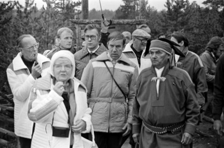 Koningin Juliana en Prins Bernhard in Finland (staatsbezoek) in 1974 koningin J, Bestanddeelnr 927-6921