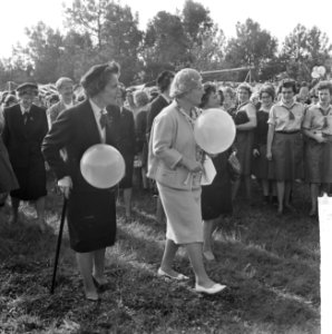 Koningin Juliana heeft een ballon in haar handen, Bestanddeelnr 917-8230