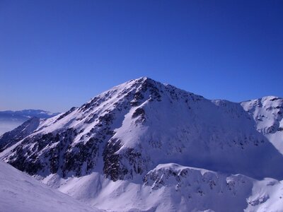 Tatry top view landscape photo