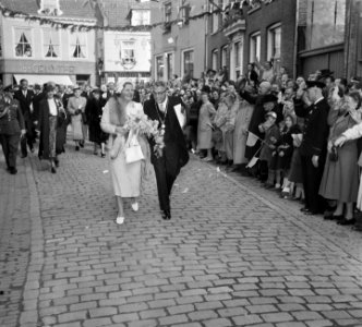 Koningin, bezoeken, burgemeesters, Juliana, koningin, Bestanddeelnr 905-1366