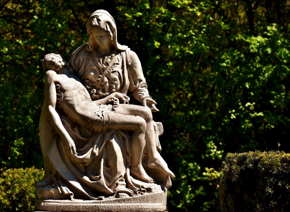 Religion sculpture stone figure