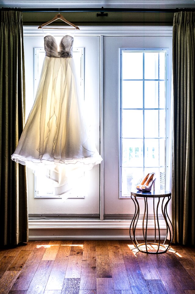 Wedding shoes window