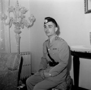 Koning Hussein in het paleis, Bestanddeelnr 255-5063