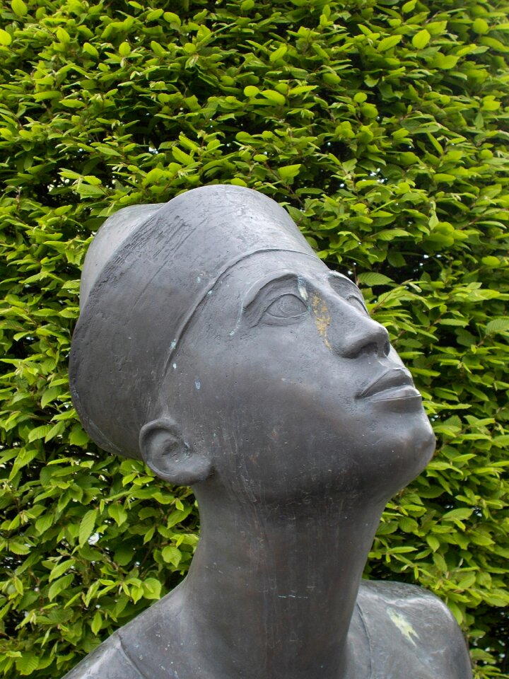 Figure in the green art body