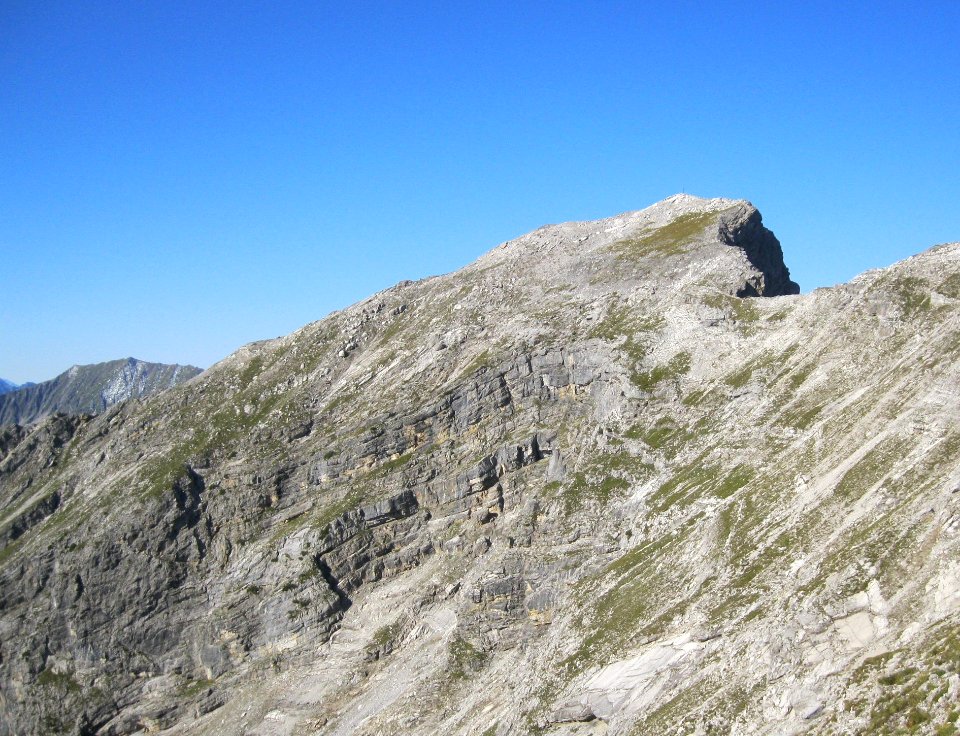 Knittelkarspitze Gipfelaufbau
