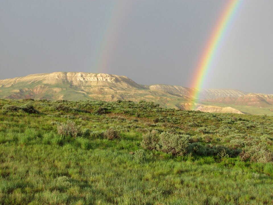 Scenic weather fossil butte