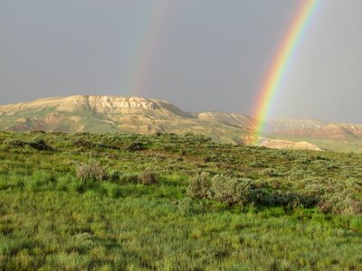 Scenic weather fossil butte