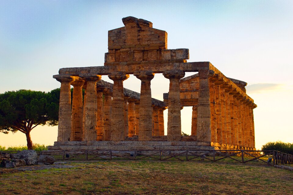 Greek temple ancient ruins ruins