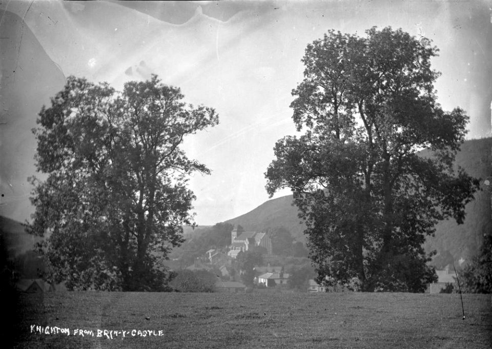 Knighton from Bryn-y-Castle (1293558)