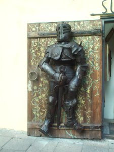 Knight armor in Tallinn old town