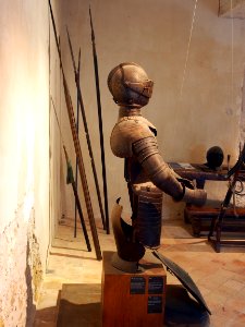 Knight armor at the donjon of the Château de Bazoges-en-Pareds, pic2