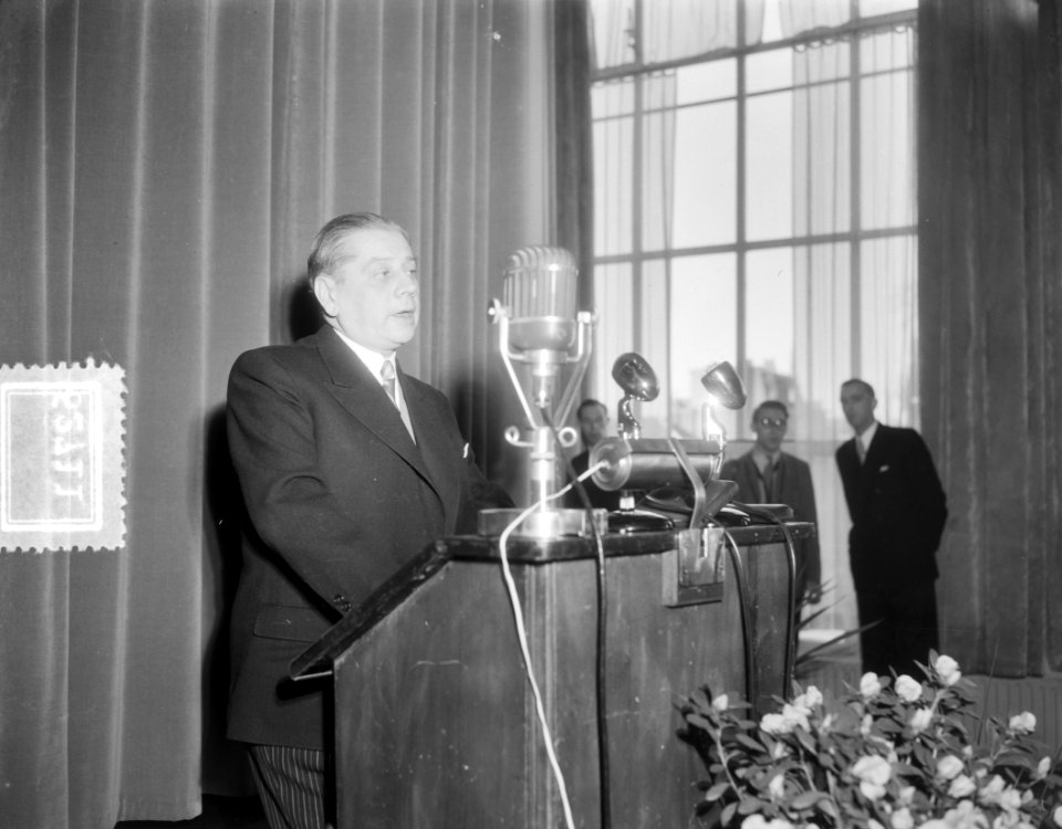 KNMI 100 jaar Herdenking Utrecht met Prins Bernhard, Bestanddeelnr 906-2711