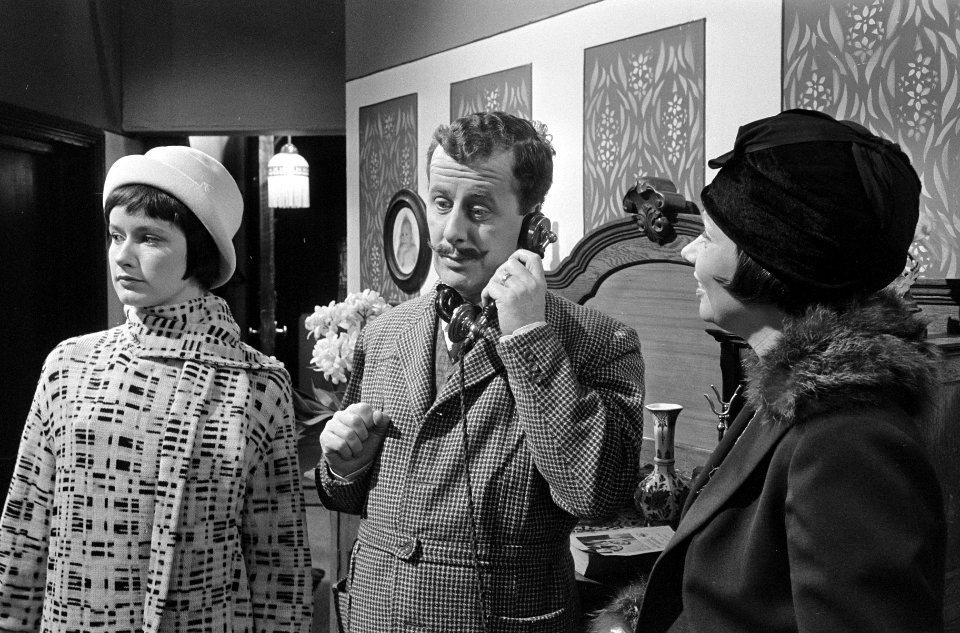 Koekoek op het nest, toneelstuk NCRV, v.l.n.r., , Luc Lutz, Do van Stek, Bestanddeelnr 918-7281