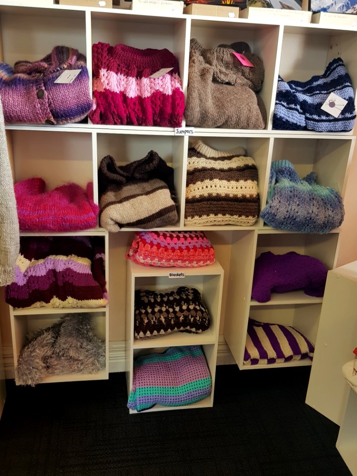Knitwear at Ross, West Coast NZ