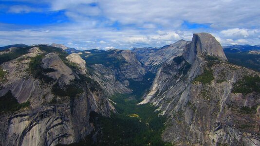 Yosemite national park glacier point california