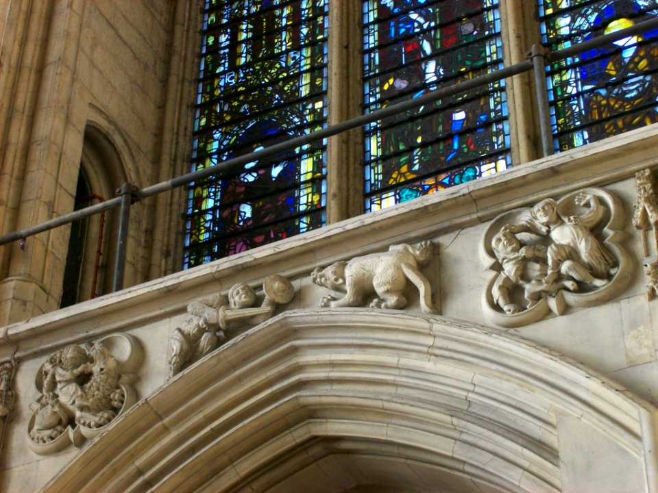 Knight and bear, York