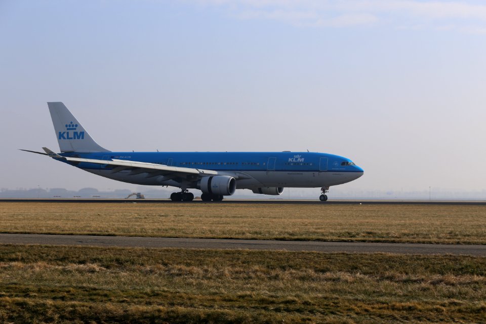 KLM Airbus A330-200 PH-AON after landing at EHAM 2