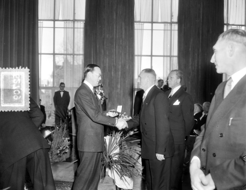 KNMI 100 jaar Herdenking Utrecht met Prins Bernhard, Bestanddeelnr 906-2709