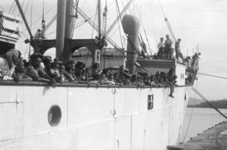Koepang (Timor) Voor vele Ambonese soldaten van het KNIL was 25 jan. '48 een he, Bestanddeelnr 1537-2-3