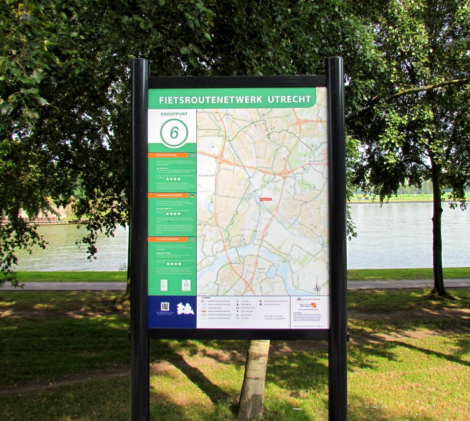 Knooppunt 6, fietsroutenetwerk Utrecht