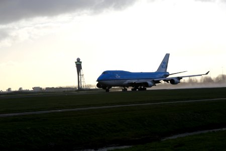 KLM Boeing 747-400 PH-BFH departing EHAM 2