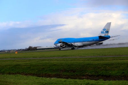 KLM Boeing 747-400 PH-BFH departing EHAM 6