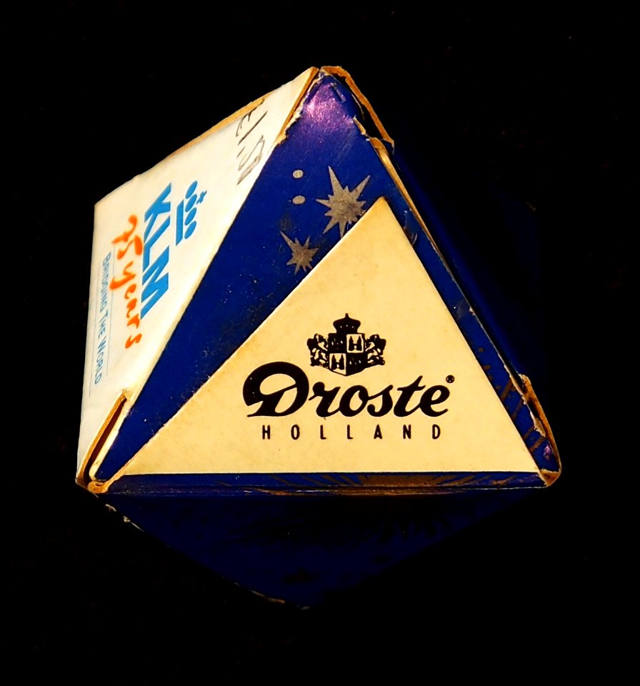 KLM 75 years Droste chocolade doosje, foto2