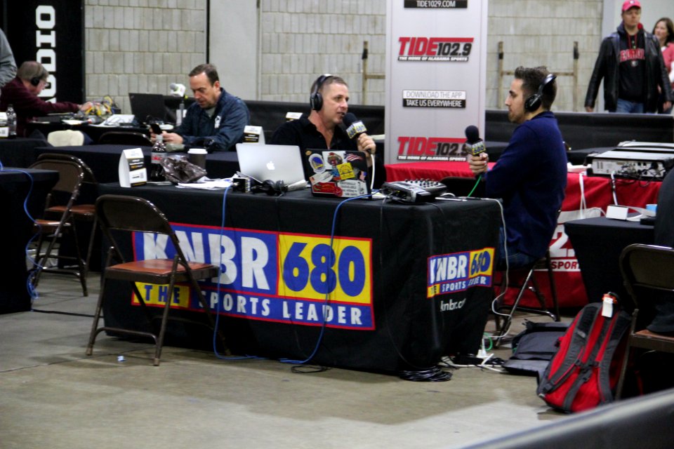 KNBR at the College Football Playoff National Championship Playoff Fan Central, Jan 2018