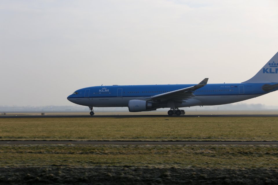 KLM Airbus A330-200 PH-AOE departing from EHAM 1
