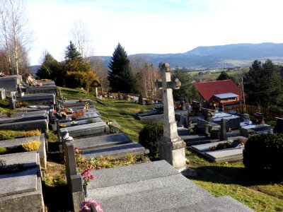 Košařiska cemetery view