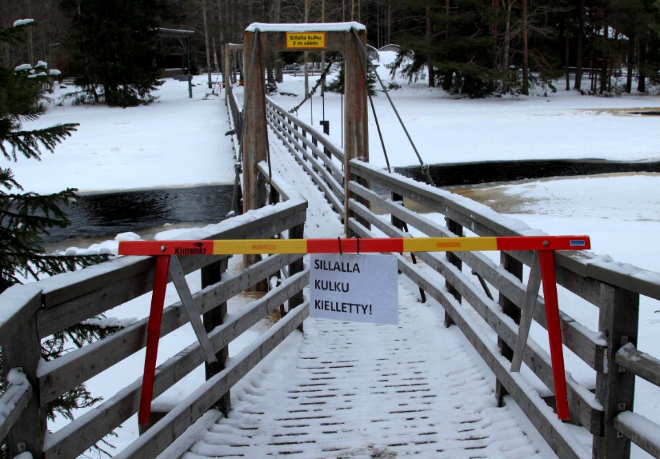 Koitelinkoski Bridge Oulu 20140126