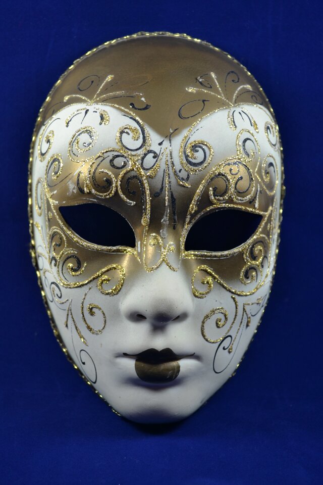 Gold harlequin white