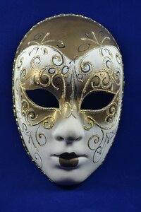 Gold harlequin white