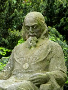 Kolín, pomník J. A. Komenského, detail