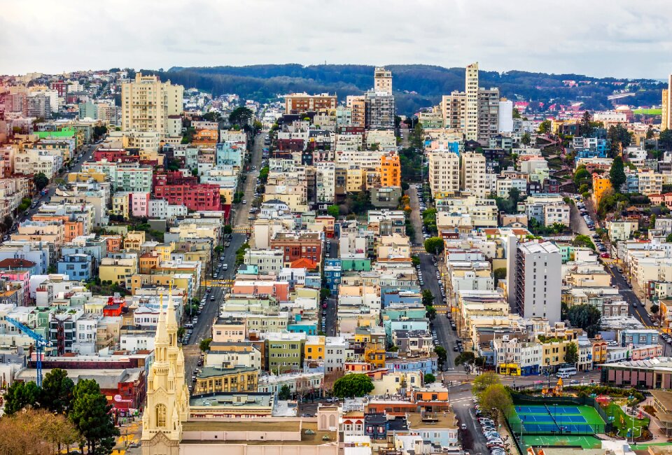 Urban cityscape buildings