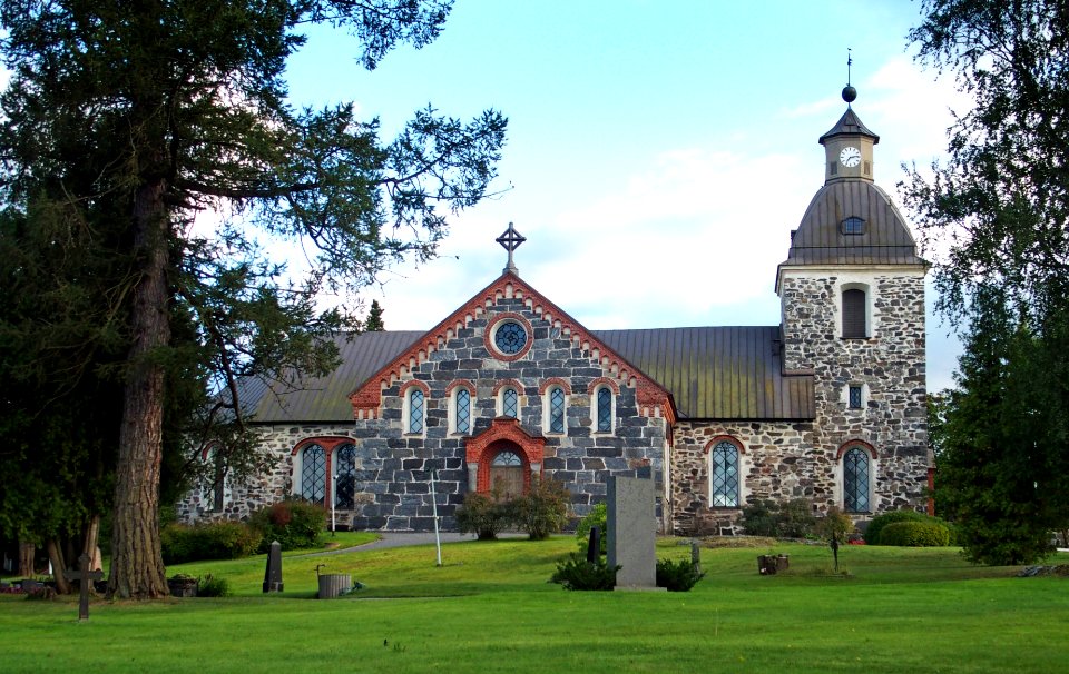 Kokemäki church in Tulkkila Finland