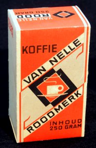 Koffie Van Nelle Roodmerk etalage blokje, foto3