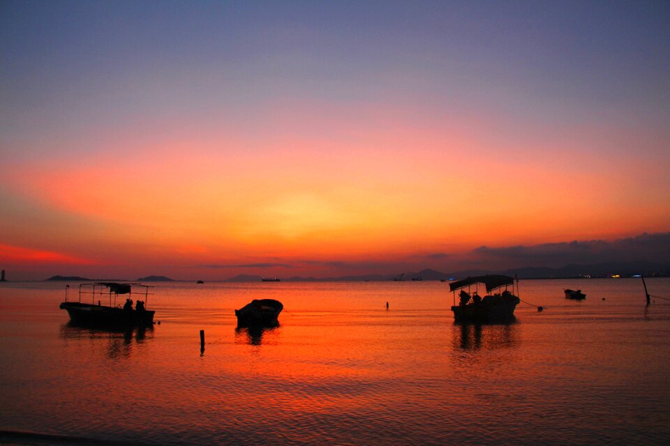 Sunset sanya the deer
