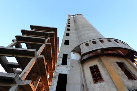 Industry ruin abandoned