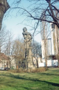 Kolín pomník Jana Husa 1995