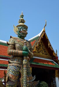 Bangkok temple of wat phra kaew photo