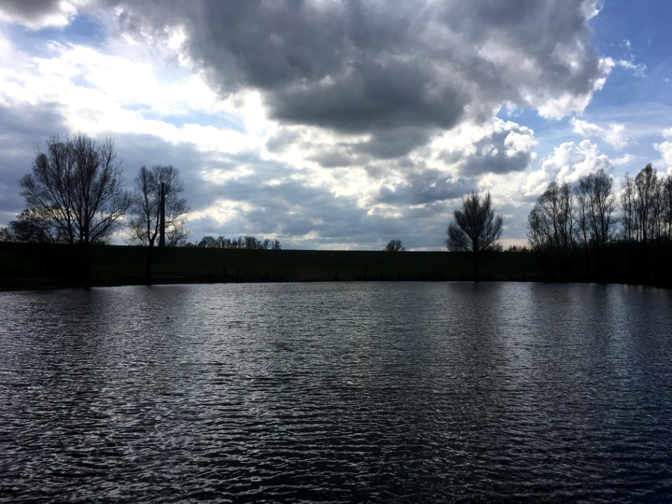 Kolk lake "Groene Kolk" in Haalderen