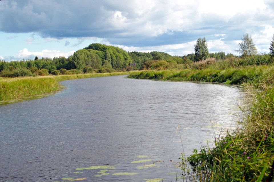 Kokemäenjoki river from Ahvenus bridge