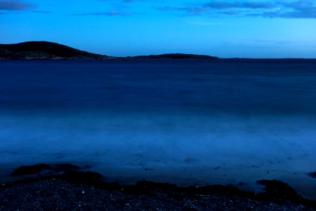 Kolleröd beach at night 1 photo