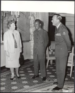 Koninklijk huis, koninginnen, prinsen, staatsbezoeken, presidenten, ontvangsten,, Bestanddeelnr 017-0053
